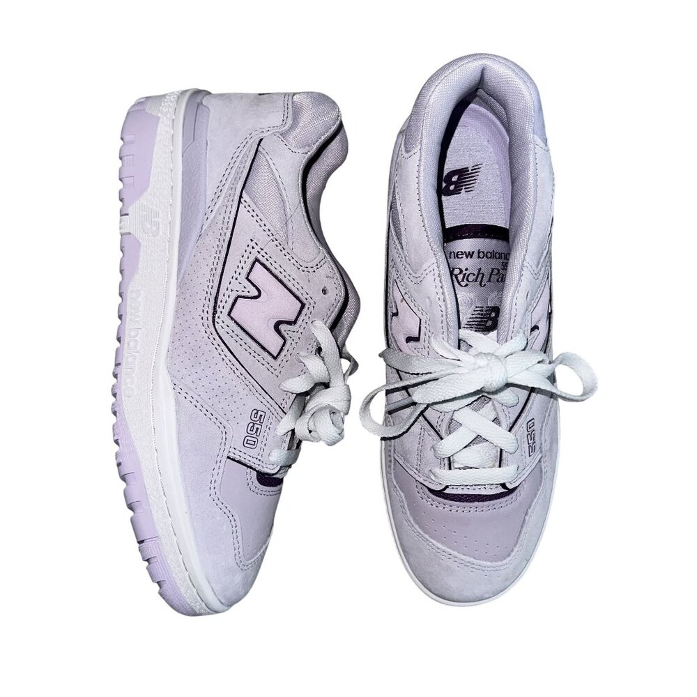 NWOT New Balance x Rich Paul 550 Forever Yours Purple Sneakers Men's 7.5 Women's